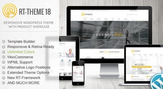 Product Image - RT-Theme 18 Responsive WordPress Theme 2.1