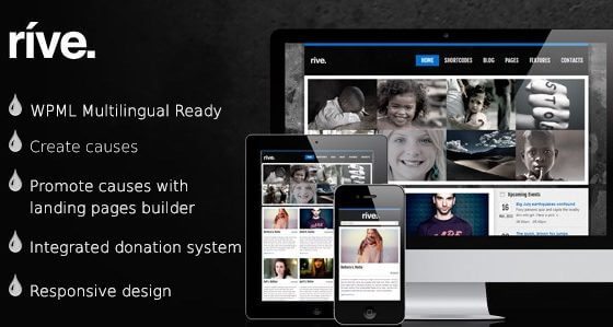 Rive – Responsive Charity WordPress Theme 2.5