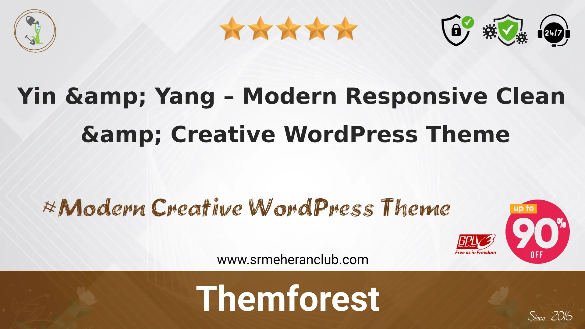 Yin & Yang – Modern Responsive Clean & Creative WordPress Theme — Theme by Themeforest