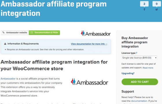 Product Image - WooCommerce Ambassador Affiliate Program Integration 1.1.5