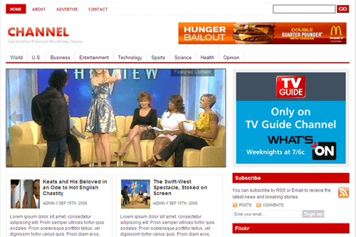 Product Image - Theme Junkie Channel WordPress Theme 1.2.0