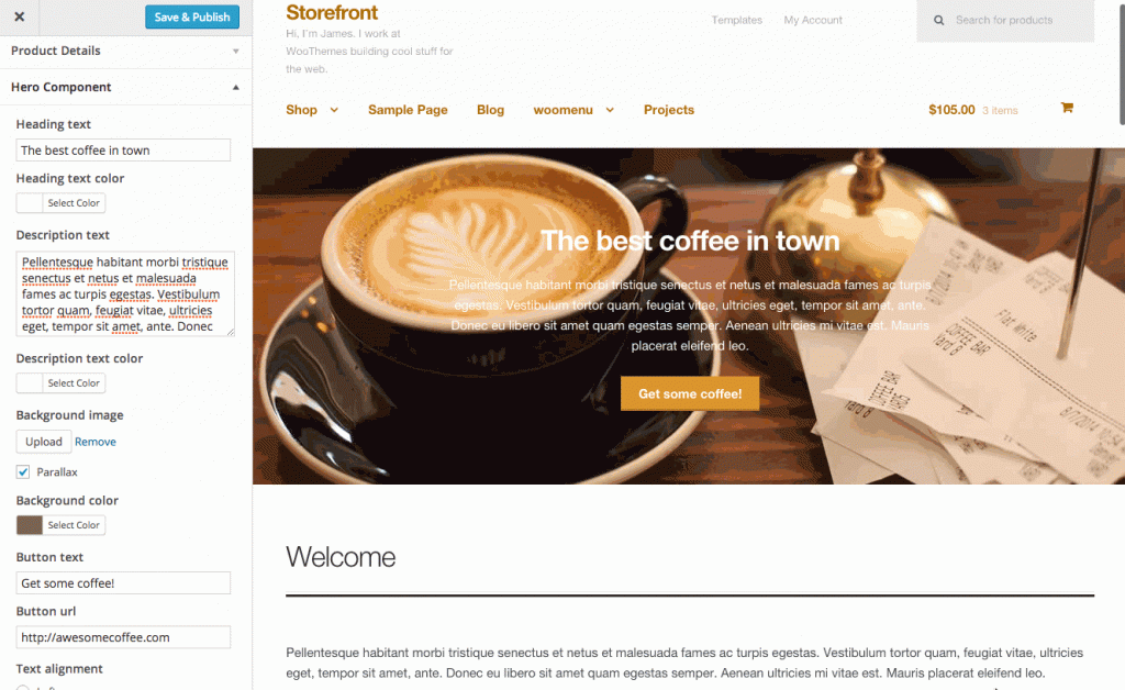 Product Image - WooCommerce Storefront Parallax Hero 1.5.6