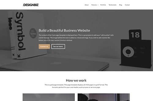 Product Image - Theme Junkie Designbiz WordPress Theme 1.0.2