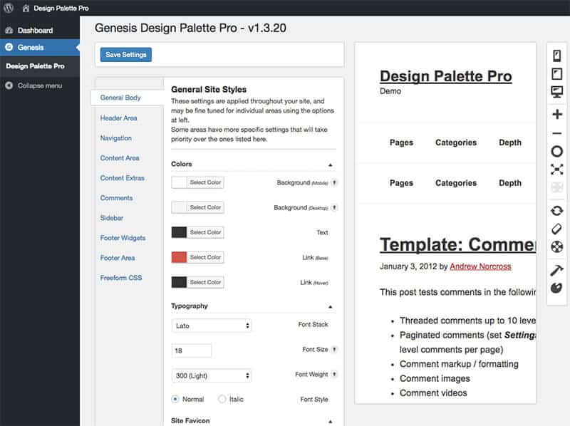 Genesis Design Palette Pro 1.7