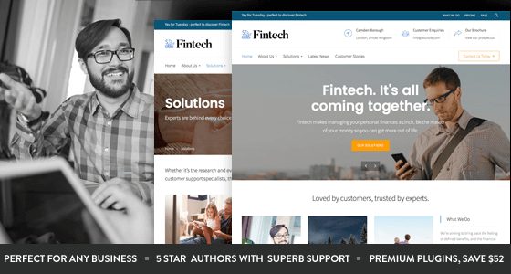 Fintech – Startup WordPress Theme
