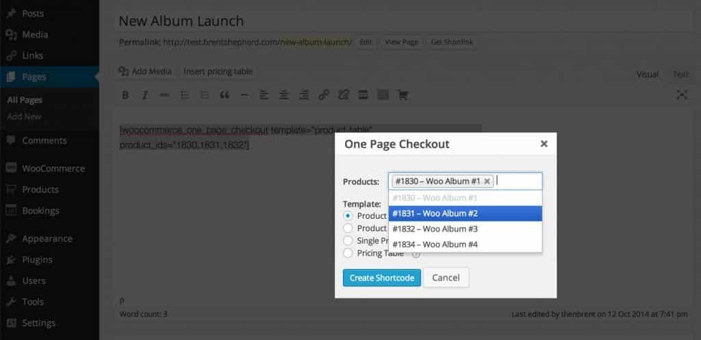 WooCommerce One Page Checkout 2.9.0