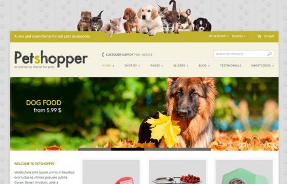YITH Petshopper Premium WooCommerce Themes