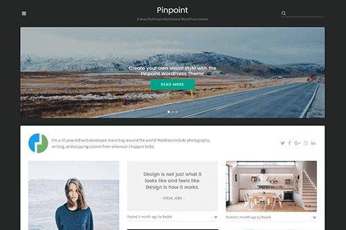 Product Image - Theme Junkie Pinpoint WordPress Theme 1.0.2
