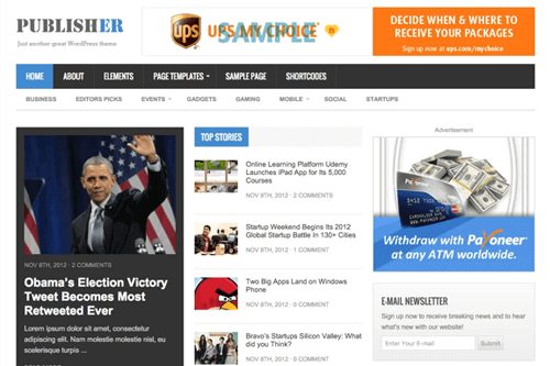 Product Image - Theme Junkie Publisher WordPress Theme 1.0.7