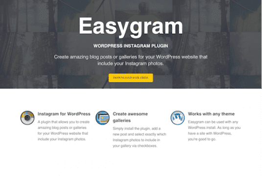 Product Image - OboxThemes Easygram WordPress Plugin 1.0.1