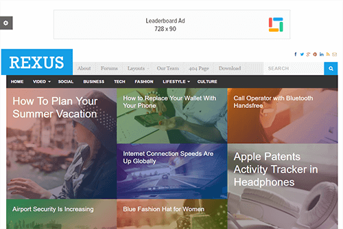 Product Image - Theme Junkie Rexus WordPress Theme 1.0.8