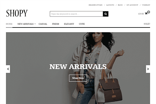 Product Image - Theme Junkie Shopy WordPress Theme 1.0.3