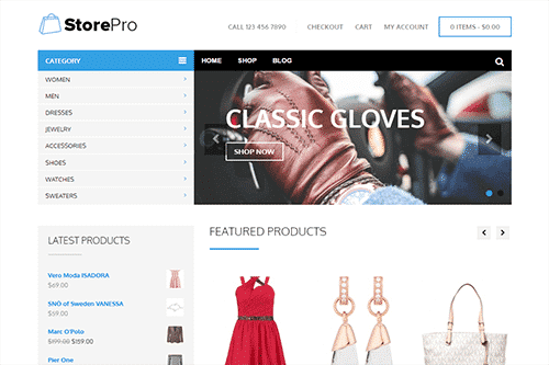 Product Image - Theme Junkie StorePro WordPress Theme 1.0.4