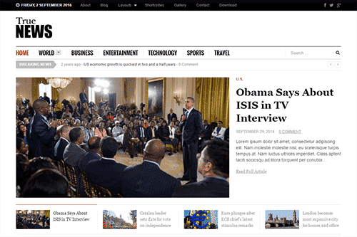 Product Image - Theme Junkie TrueNews WordPress Theme 1.0.4 Product Image - Theme Junkie TrueNews WordPress Theme 1.0.4