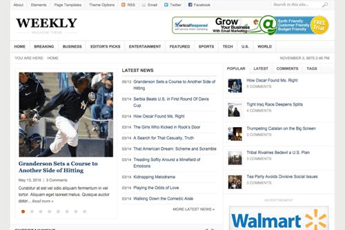 Product Image - Theme Junkie Weekly WordPress Theme 2.1.0