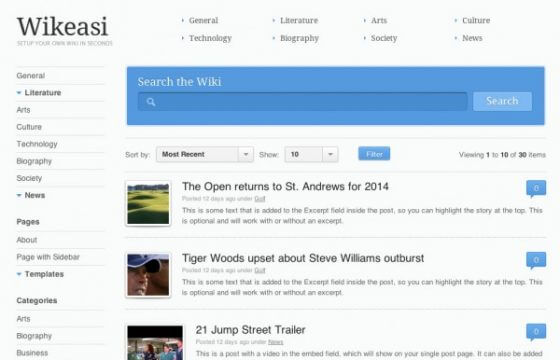 Product Image - WooThemes Wikeasi Premium Theme 1.2.13
