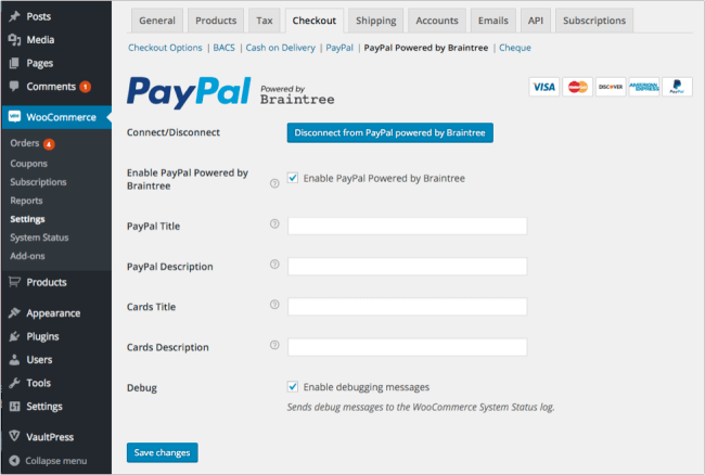 WooCommerce Braintree