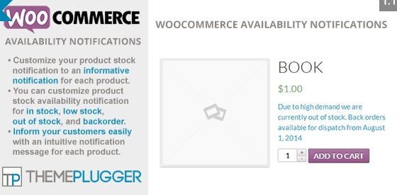 WooCommerce Availability Notifications