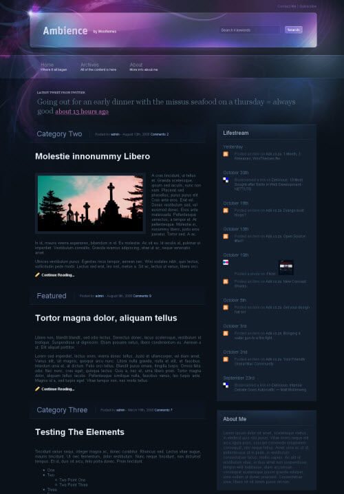 WooThemes Ambience Premium Theme