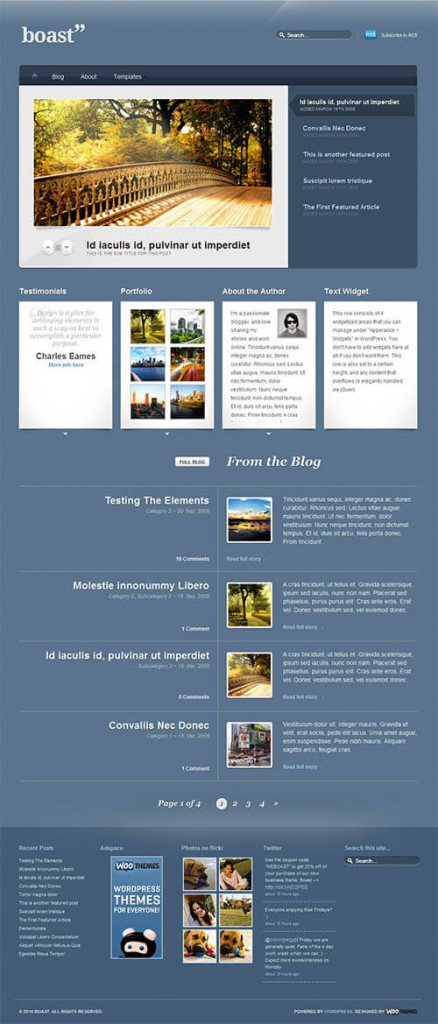 WooThemes Boast Premium Theme