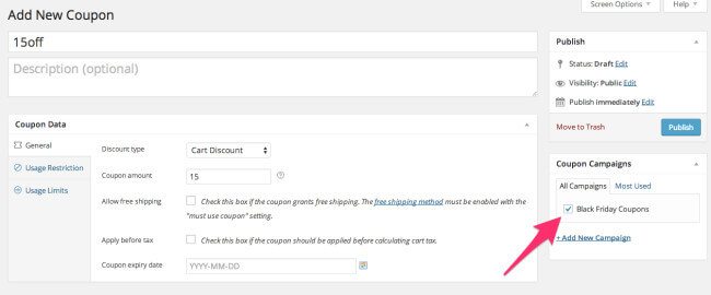 WooCommerce Coupon Campaigns