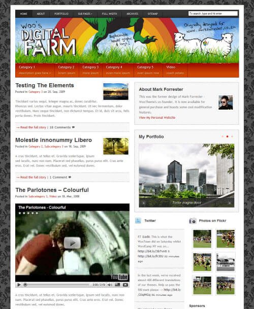WooThemes Digitalfarm Premium Theme