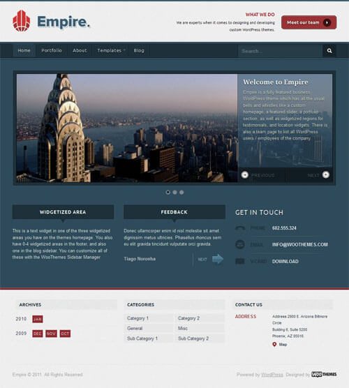 WooThemes Empire Premium Theme 1.1.10