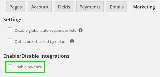 MemberPress AWeber Addon 1.1.3