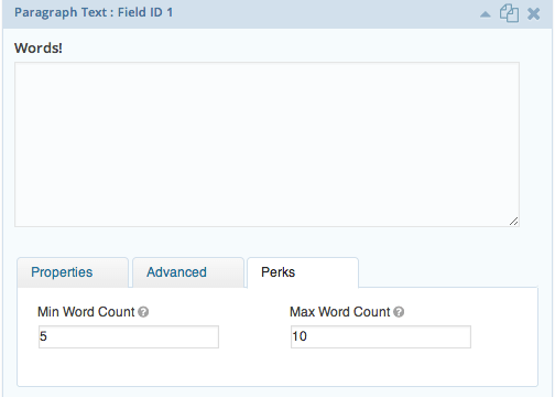 Product Image - Gravity Perks Word Count Plugin 1.6.6