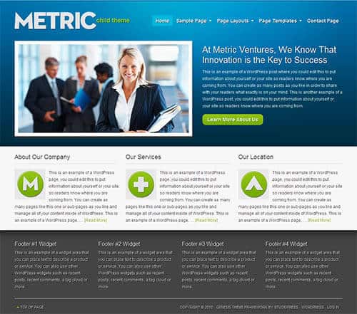StudioPress Metric Theme