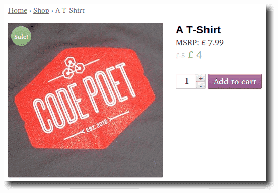 MSRP Pricing for WooCommerce