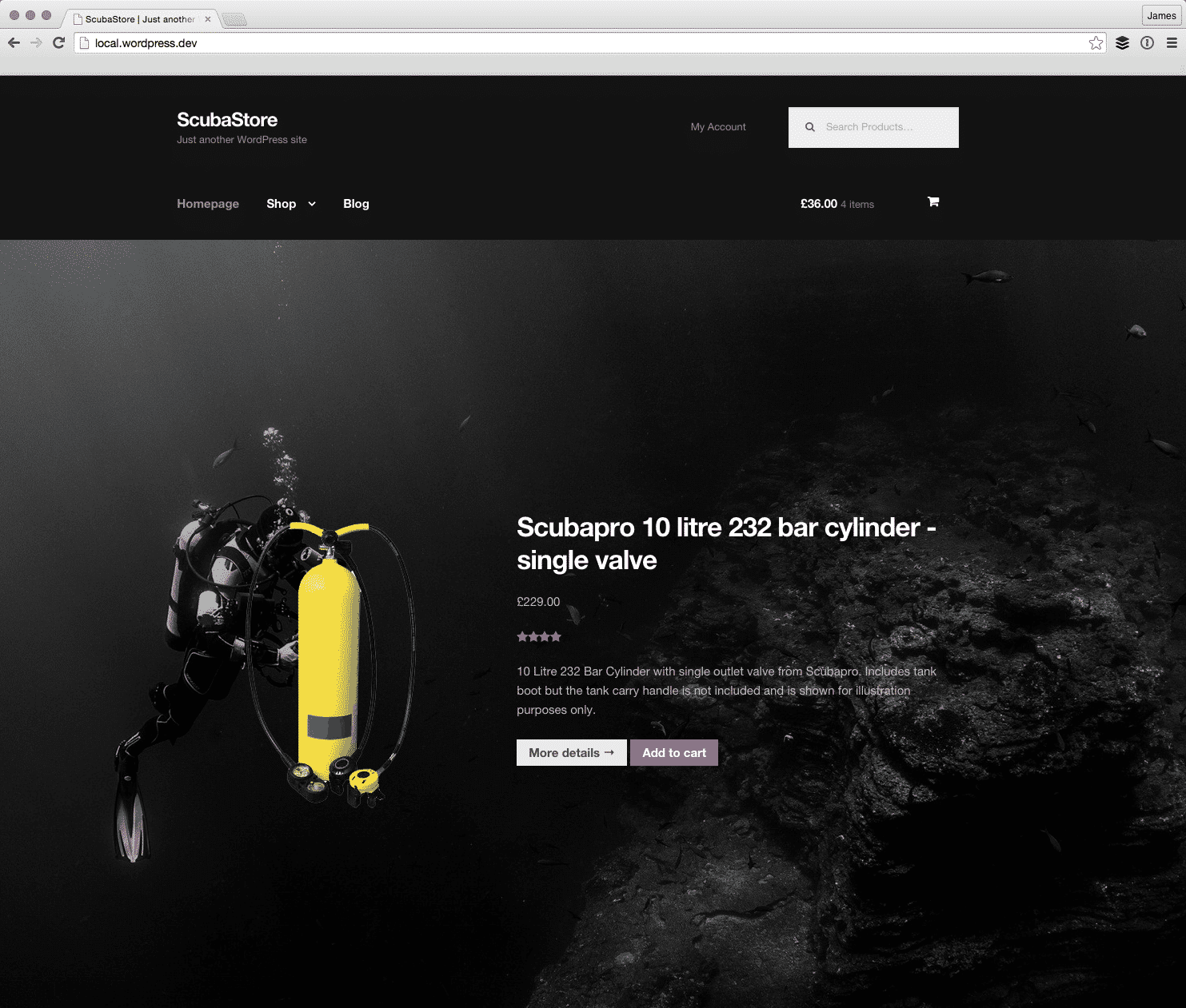 WooCommerce Storefront Product Hero