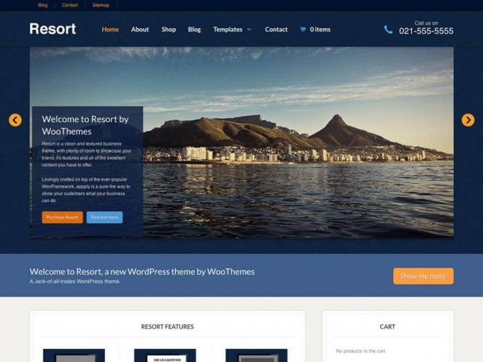 Woothemes Resort WooCommerce Themes