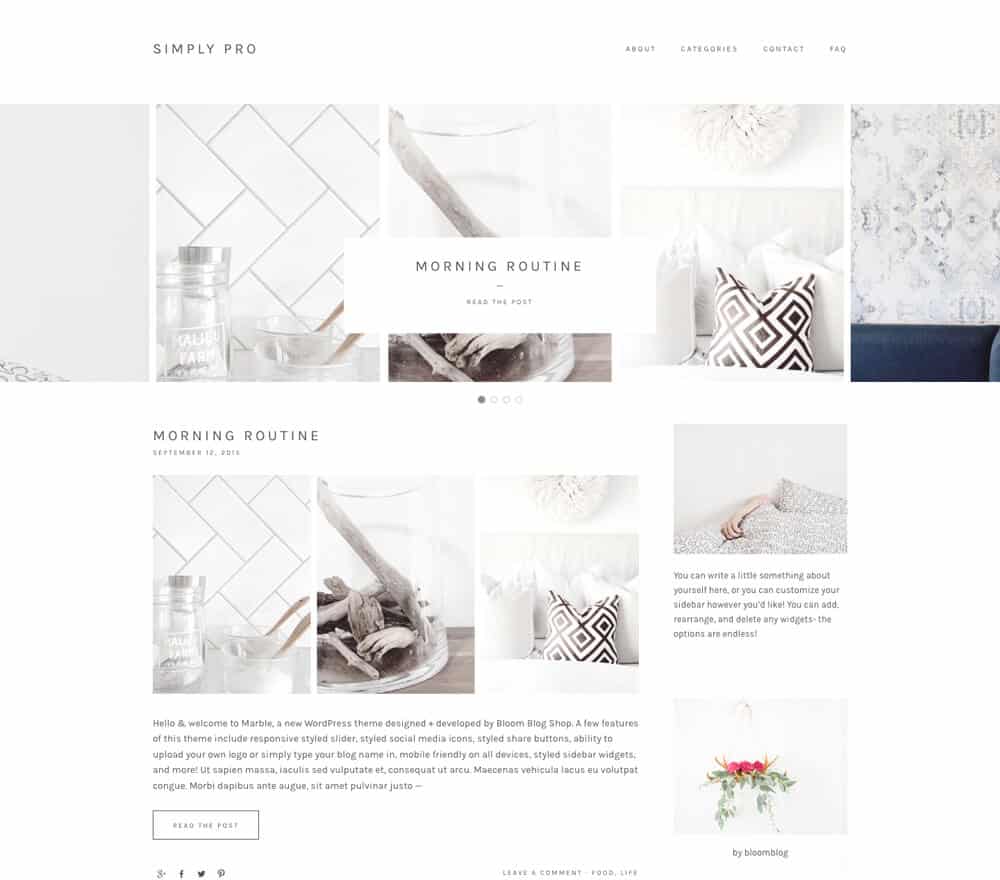 StudioPress Simply Pro Genesis WordPress Theme
