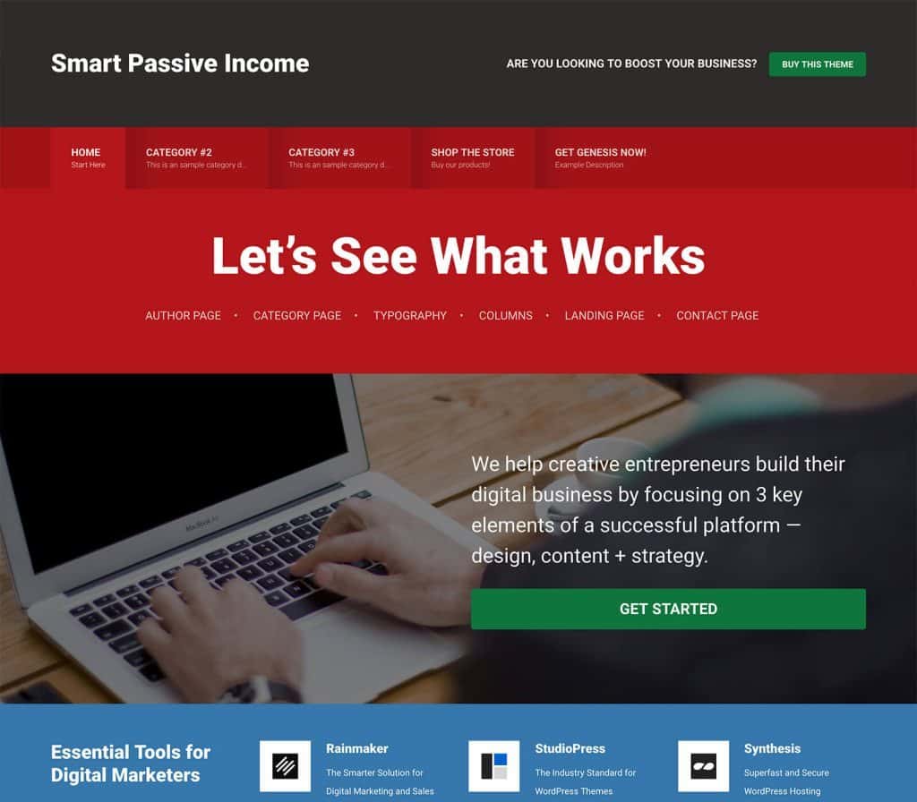 StudioPress Smart Passive Income Pro Theme