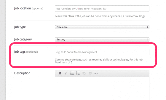 WP Job Manager Job Tags Addon 1.4.6