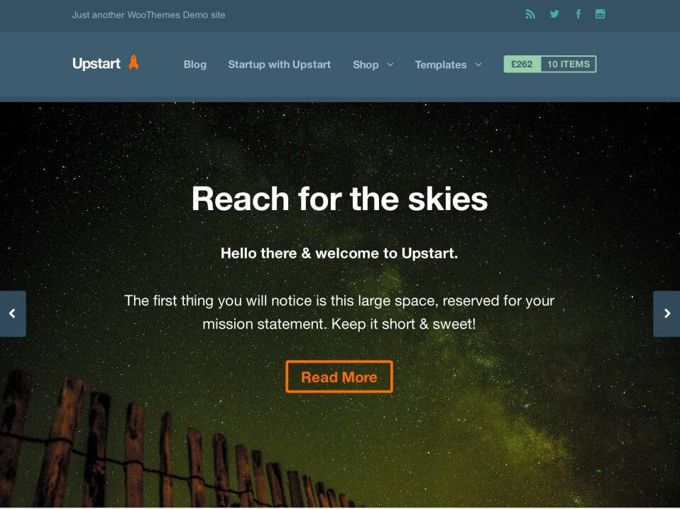 WooThemes Upstart Premium Theme