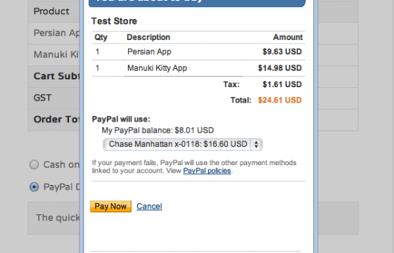 PayPal Digital Goods Gateway WooCommerce
