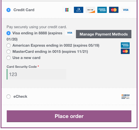 WooCommerce Intuit Payments/QBMS Gateway
