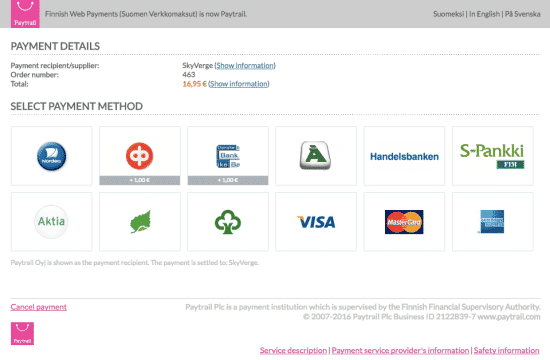 WooCommerce Paytrail