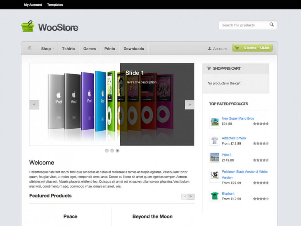 WooThemes WooStore Premium Theme