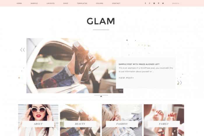 StudioPress Glam Pro Genesis WordPress Theme