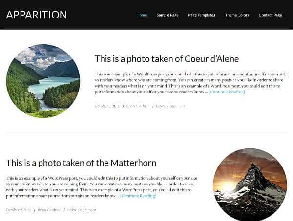 StudioPress Apparition Genesis WordPress Theme