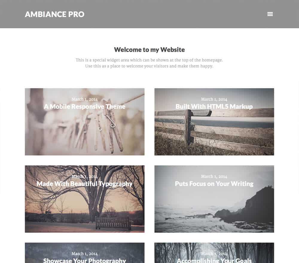 StudioPress Ambiance Pro Genesis WordPress Theme