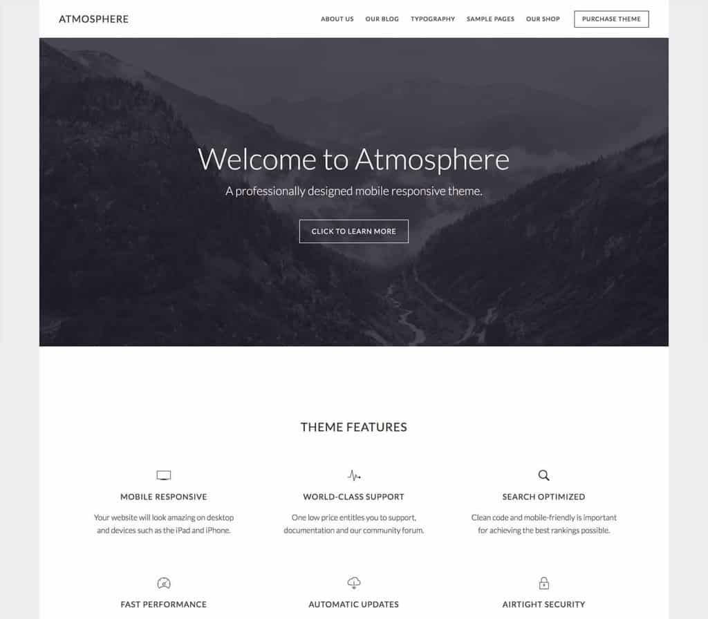 StudioPress Atmosphere Pro Genesis WordPress Theme