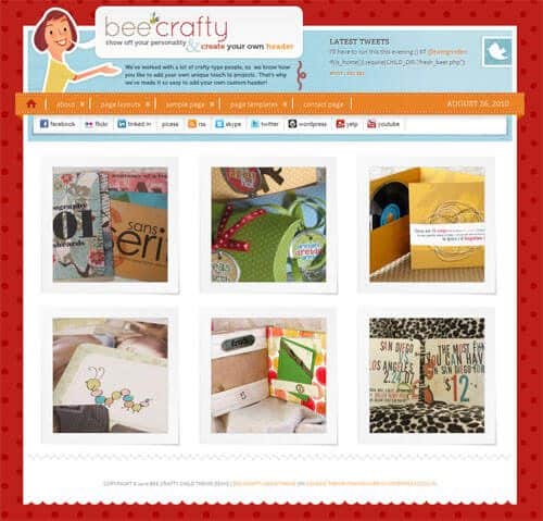 StudioPress Bee Crafty Genesis WordPress Theme