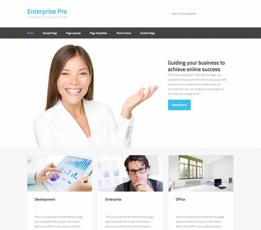 StudioPress Enterprise Pro Genesis WordPress Theme