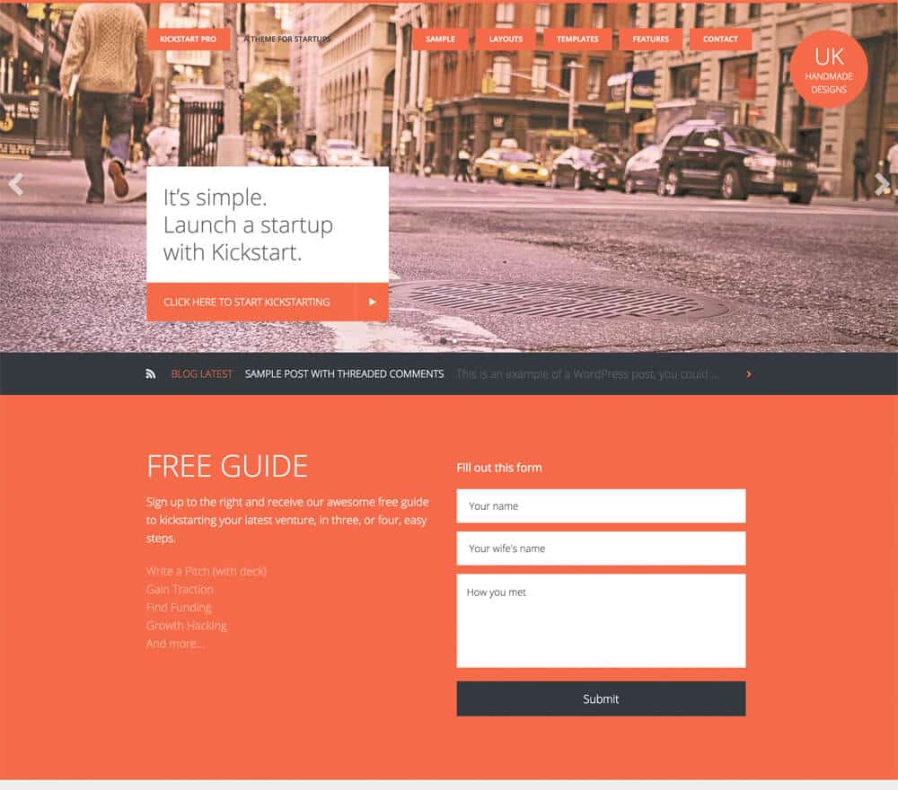StudioPress Kickstart Pro Genesis WordPress Theme