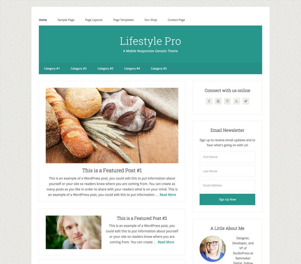 Product Image - StudioPress Lifestyle Pro Genesis WordPress Theme 3.2.4