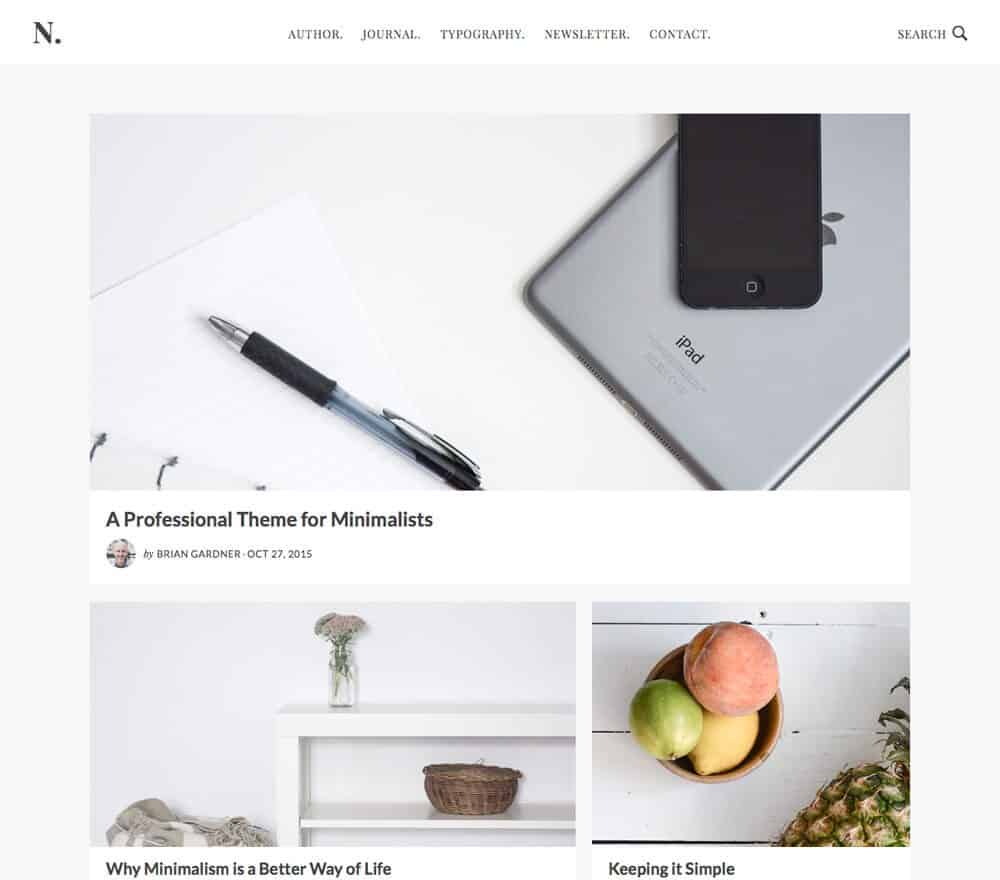 StudioPress No Sidebar Pro Genesis WordPress Theme